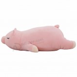 Doux 2019 Peluche Jouet En Gros Cochon Mignon En Peluche Animal Dormant Oreiller Longue Bande Coussin Lit Grand Dos Bureau Oreiller