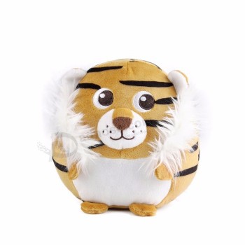 OEM customized stuffed animal toy soft plush big eyes tiger