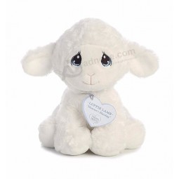 卡哇伊定制可爱的毛绒动物软毛绒绵羊玩具小羊毛绒玩具