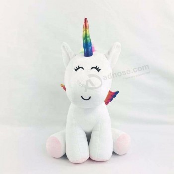 Peluches douces personnalisées arc-en-ciel licorne peluche jouet grande licorne animaux en peluche