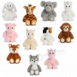 Stofftier Plüschtier Stofftier Sortiment Tiger / Elefant / Affe / Zebra / Löwe / Einhorn für Werbe Plüschtier Stofftier