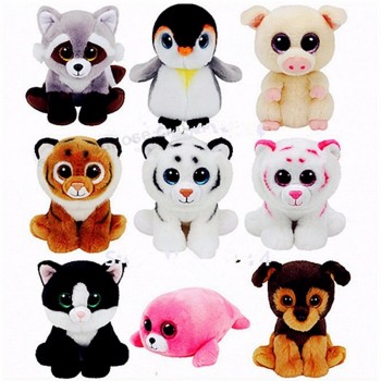 2020 Hot New Ty beanie boos unicorn Big eyes 15cm peluche bambola kawaii TY animali di peluche per regali di natale per bambini giocattolo