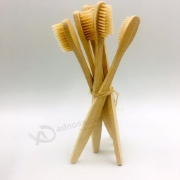 hotel, viaje, uso en el hogar y característica desechable cerdas suaves cepillo de dientes de bambú adulto