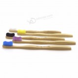 Prix de gros Étiquette de logo privé personnalisé 100 % naturel Biologique Dégradable Brosse à dents en bambou écologique