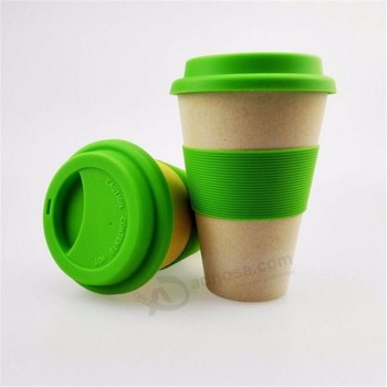 Children tumbler cups bamboo fiber drink mug kids cup