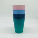 Vasos para beber no tóxicos de fibra de bambú para niños de 8 oz para leche, jugo