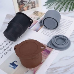 costosa tazza di caffè riutilizzabile ecologica in fibra di bambù e silicone