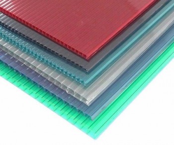 Coroplast transparente / corflute / correx corrugado PP láminas huecas de plástico / tablero