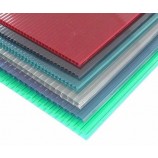 coroplast transparente / corflute / folhas onduladas de plástico PP corrugado / cartão