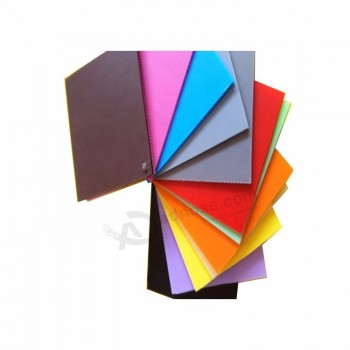 Jiangmen dongguan antistatique imperméable esd plastique polypropylène cloison recyclé ondulé pp matériau feuille / panneau creux