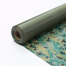 Camouflage pattern PVC COATED woven fabric TARPAULIN FOR TRUCK COVER tent/awning