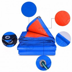 Брезент PE / материал для палатки / водонепроницаемый пластиковый чехол для улицы / синий брезент / hdpe ткань
