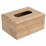 고품질 두꺼운 대나무 조직 상자 냅킨 홀더 조직 상자 사용자 정의 만든