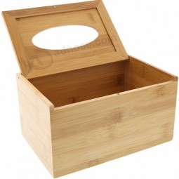 Eco-friendly bamboo tissue box napkin box
