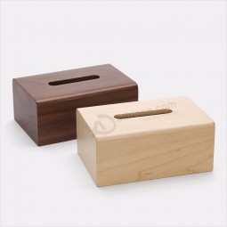 Neues Design antike kundenspezifische hölzerne Gravur Seidenpapier Boxhalter für Wohnzimmer