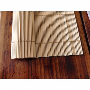 2020 Venta caliente sushi bambú Mat 100% material natural hilo de bambú