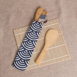 Outils de sushi en bambou 5pcs ensembles de fabrication de sushis