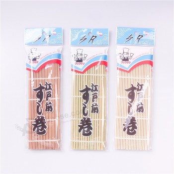 fabricante de rollos de sushi de sashimi de bambú japonés de alta calidad con envoltura de plástico