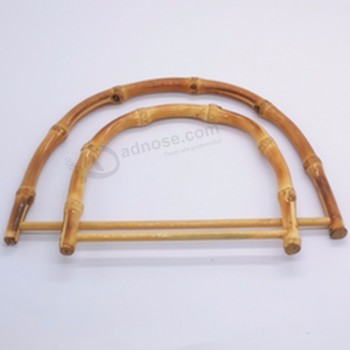 Mango de bambú redondo de estilo de moda Para el montaje artesanal de bolsos, productos de artesanía de bambú
