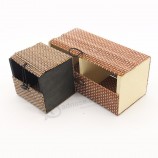 caja de regalo de alta calidad tejido artesanal de bambú hecho a mano
