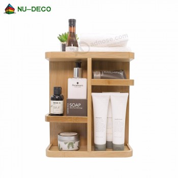 Support de stockage cosmétique d’approvisionnement en bambou Crafts Factory
