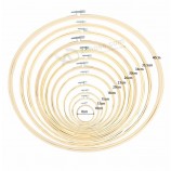 marco de punto de cruz de bambú de aro de bordado ecológico de alta calidad