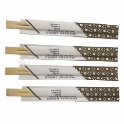 Горячая распродажа OEM & ODM печать с логотипом двойного бамбука одноразовые качество пользовательских палочек