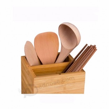 Baguettes en bambou créatives multifonctionnelles barils avec drain