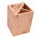 Cage à baguettes carrées personnalisables en bambou 100 % naturel