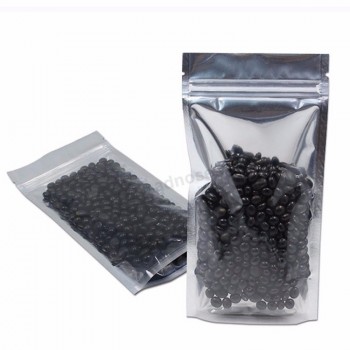 PET/VMPET/PE Emballage de sac en plastique refermable imprimé sur mesure pour collation avec impression de logo
