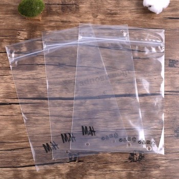 Пользовательские pe напечатаны прозрачные ziplock женщины подарочные ткани, завернутые в одежду, полиэтиленовые