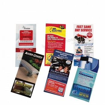 Glossy paper flyers with fridge magnetic with envelope