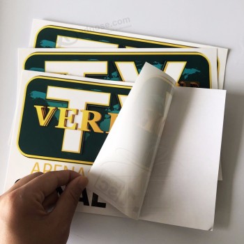 adesivo de vinil auto adesivo ao ar livre personalizado adesivos de pvc die cut vinil para decoração