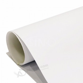 Sinovinyl atacado brilho branco fosco Eco solvente impressão auto-adesiva rolos de vinil PVC
