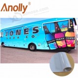 Anolly hochglänzendes Eco Solvent White Printing selbstklebendes Vinyl mit schwarzem Kleber 1,52 * 50m