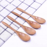 Factory wholesale Japanese children schima superba bamboo spoon soup for stirring