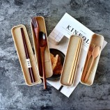 Promotion Cadeau Fourchette et Cuillère Ensemble de Voyage