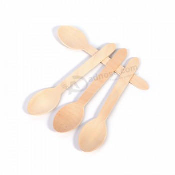 promotional Environmentally friendly Disposable Restaurant tableware Wooden spoon