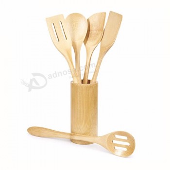 hight quality natural Ice cream bamboo wood kitchen spoon set