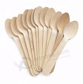 cubiertos desechables de madera / bambú (cuchillo, tenedor, cuchara)