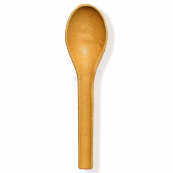 edible cutlery/edible spoon - simply salted spoon (disposable spoon, biodegradable cutlery, 100% natural & Eco-friendly)