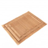 Tapis de tasse à thé naturel Tapis de table en bambou Chemin de table