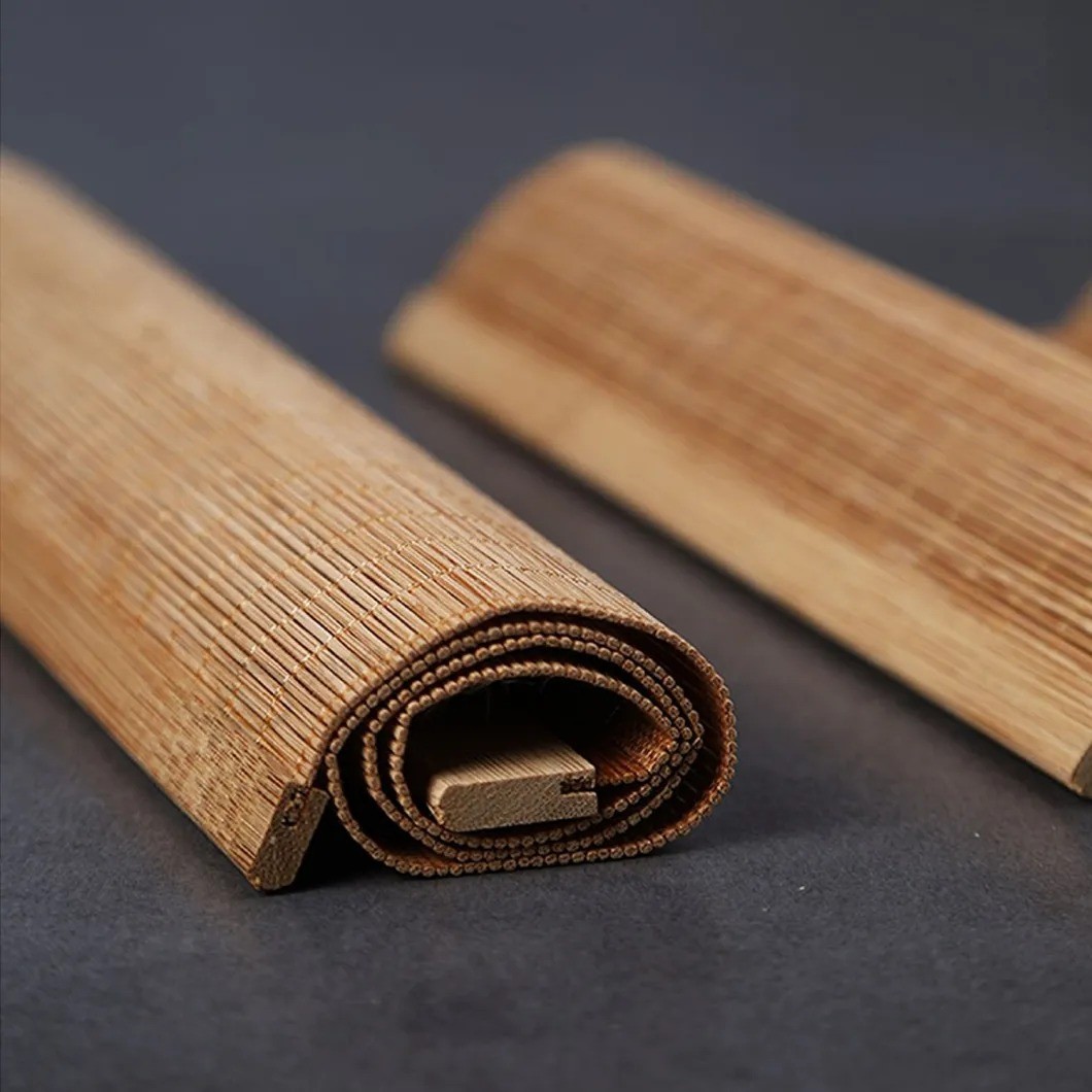 Natuurlijke theekop mat bamboe tafellaken tafelloper