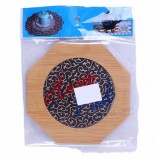 Hexagone isolation thermique nappe hot pot pad ménage bambou résistant à la chaleur antidérapant épaississant