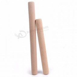 Cadeau promotionnel en gros nouilles naturelles rouler bâton de bois pin en bois hêtre