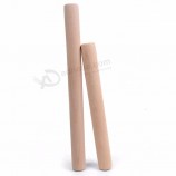 Presente promocional por atacado macarrão natural vara de madeira vara de madeira faia rolo