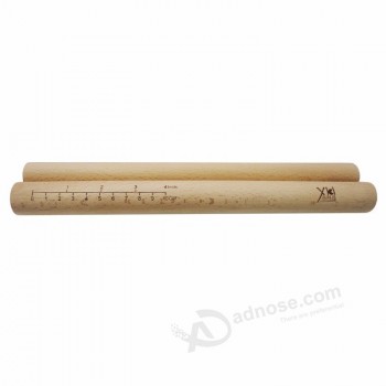 Haute qualité outils de gâteau sûrs enfants rouleau à pâtisserie en bois pour la cuisson