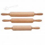 factory sells natural eco-friendy beech wooden rolling pin