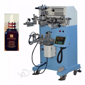 Flacon de parfum en plastique en verre et tasse en papier cylindrique ovale incurvé Machine d’impression de sérigraphie