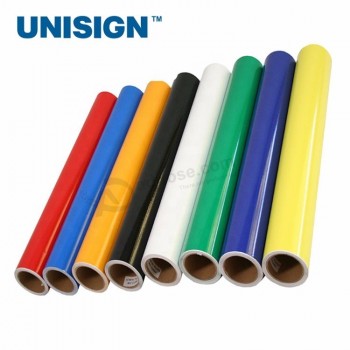 UNISIGN PVC color cutting vinyl sticker roll for cutting plotter, cutting sticker